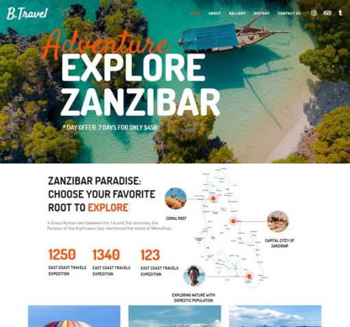 Web Design Services for Travel and Tourism