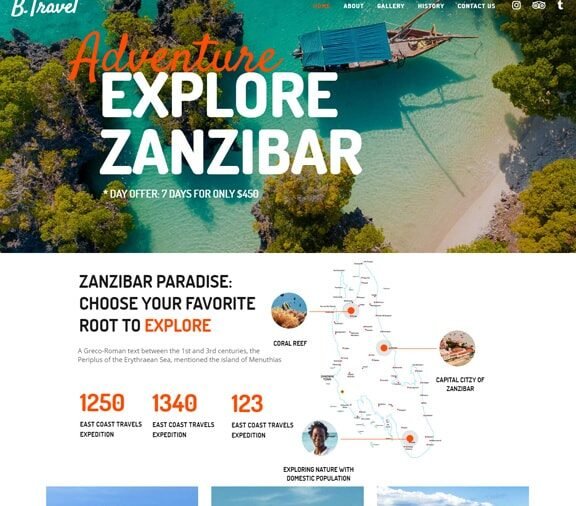 Web Design Services for Travel and Tourism