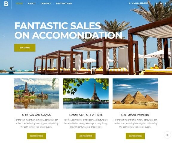 Web Design Services for Travel and Tourism