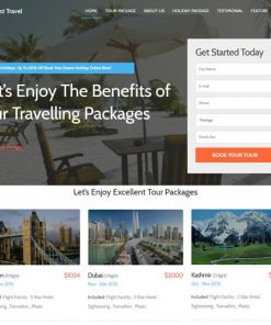 Web Design Services for Tourism Company