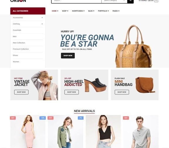ecommerce store website design service