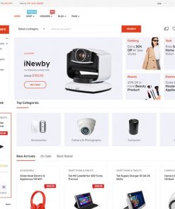 electronics ecommerce store website design service