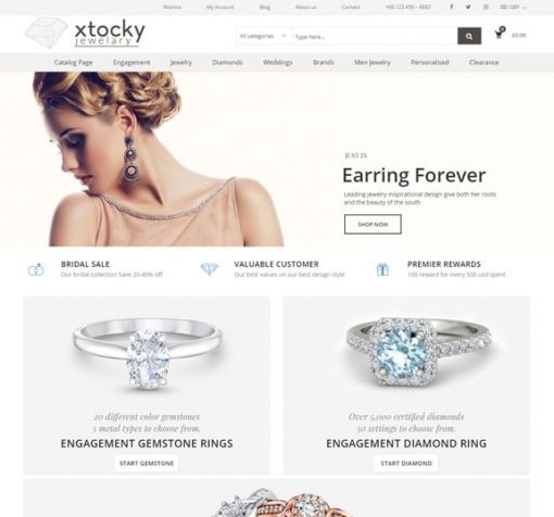 jewelry store website design service