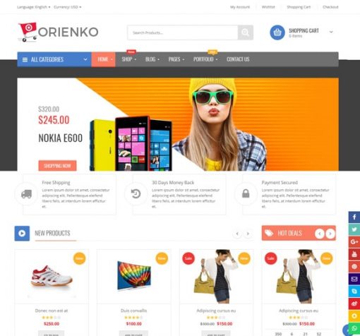 digital store ecommerce website design service