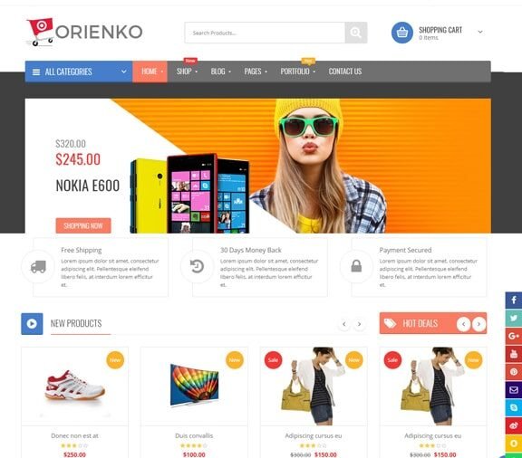 digital store ecommerce website design service