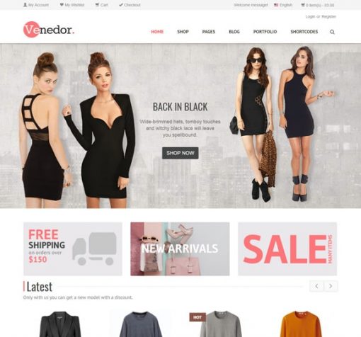 online store ecommerce website design service