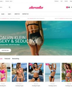 under garments ecommerce website design service