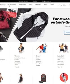 sports ecommerce website design service