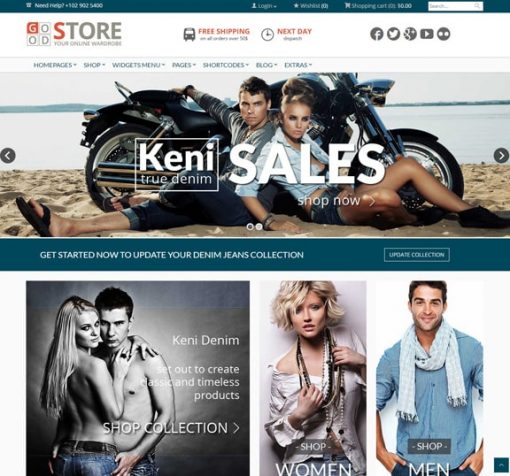 fashion ecommerce website design service