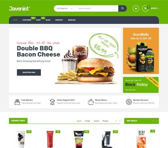 organic ecommerce website design service