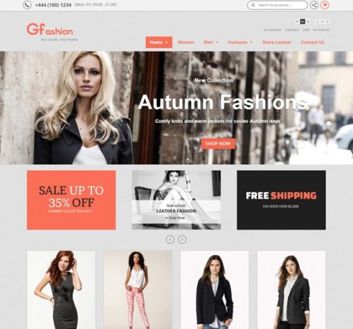 fashion ecommerce website design service